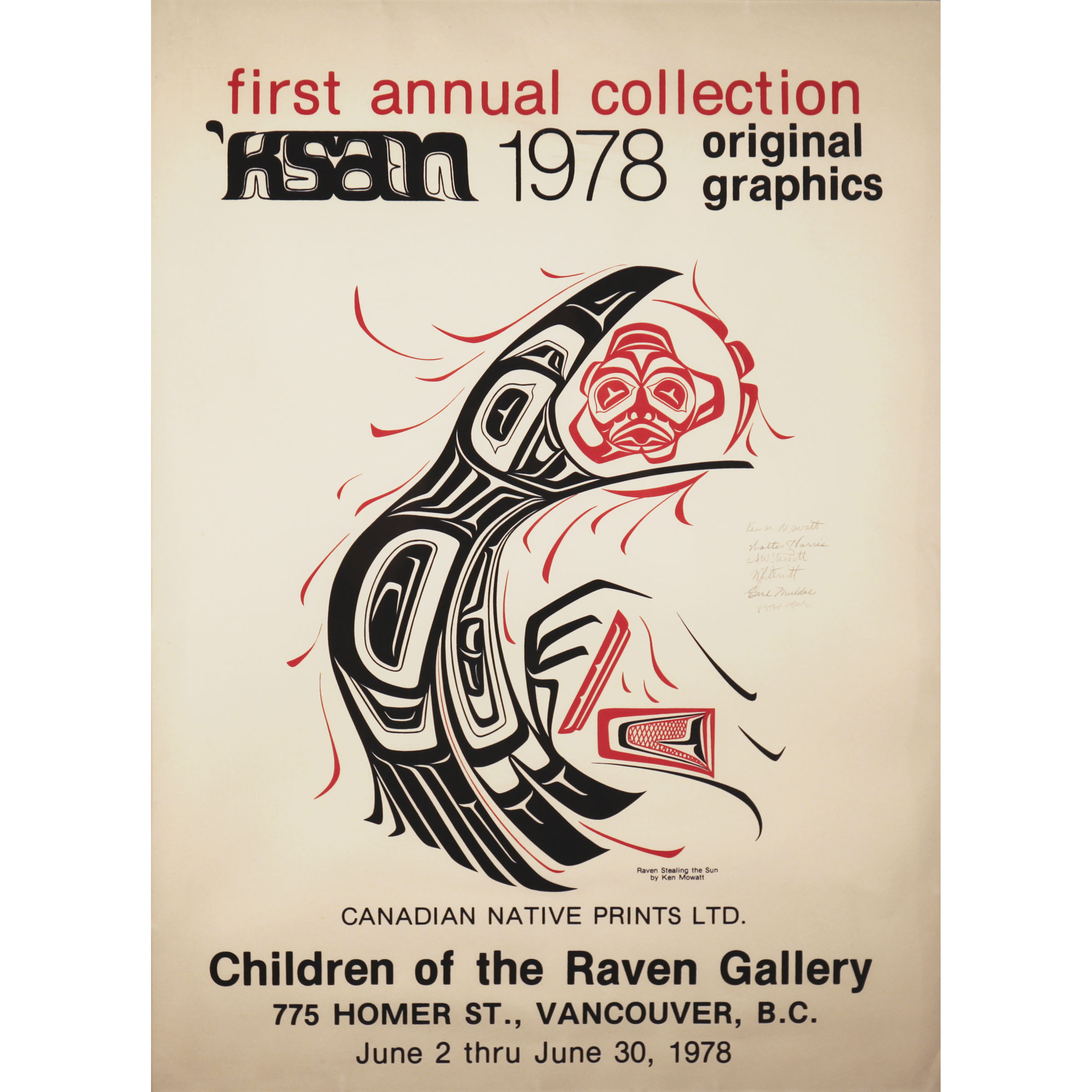 Children of the Raven Gallery Prints Collection Poster, 1978