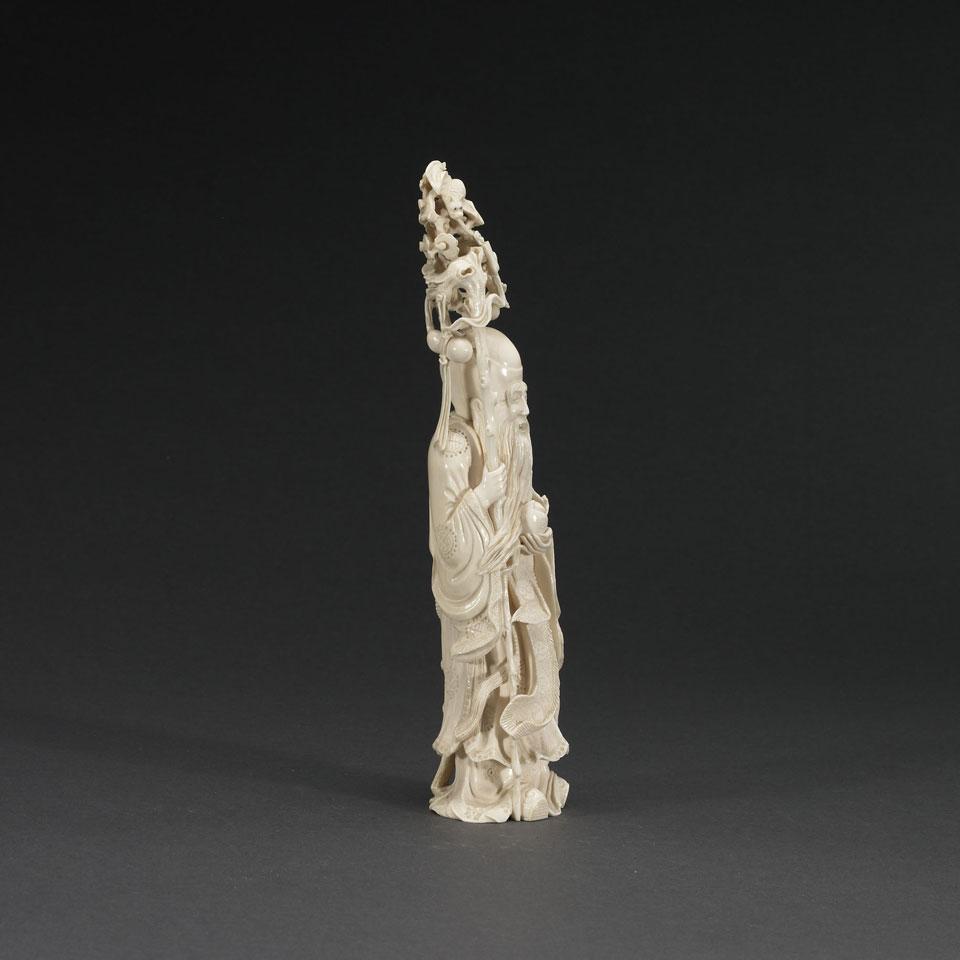 Ivory Figure of Shoulao