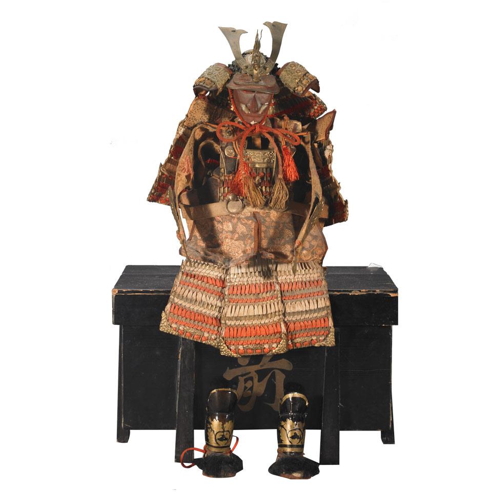 Miniature Suit of Samurai Armour, Edo Period, Circa 1850