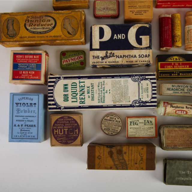 Lot of New Old Stock Pharmaceutical Medicines and Remedies, early 20th century