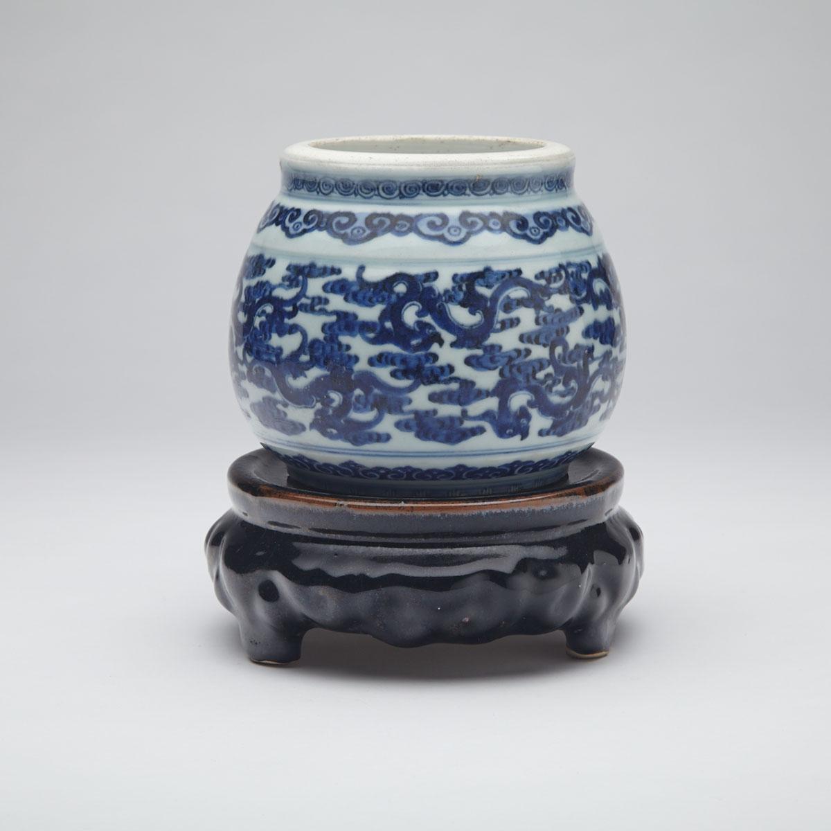 Blue and White Vase Fragment, 18th/19th Century